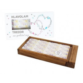 Svatební hlavolam - trezor na bankovky