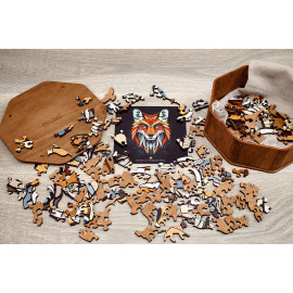 Eco-wood-art - dřevěné puzzle Liška