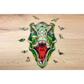 Eco-wood-art - dřevěné puzzle T-REX