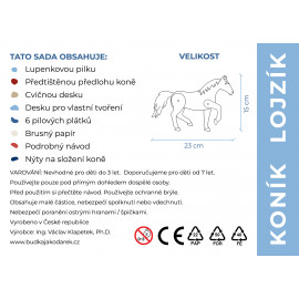 Sada na vyřezávání - koník Lojzík