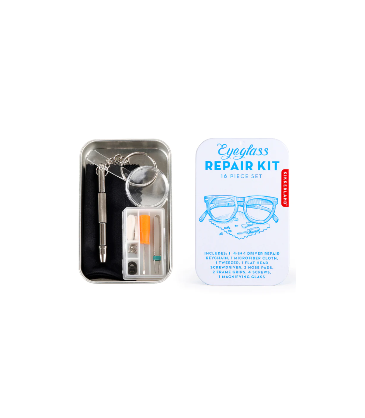 Sada na čištění a opravu brýlí