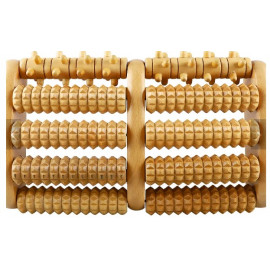 Dřevěná masážní podložka na masáž chodidel