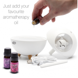 RIO MIA AROMA DIFFUSER, HUMIDIFER AND NIGHT LIGHT