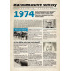 Narodeninové noviny 1974 s vlastným textom a fotografiou