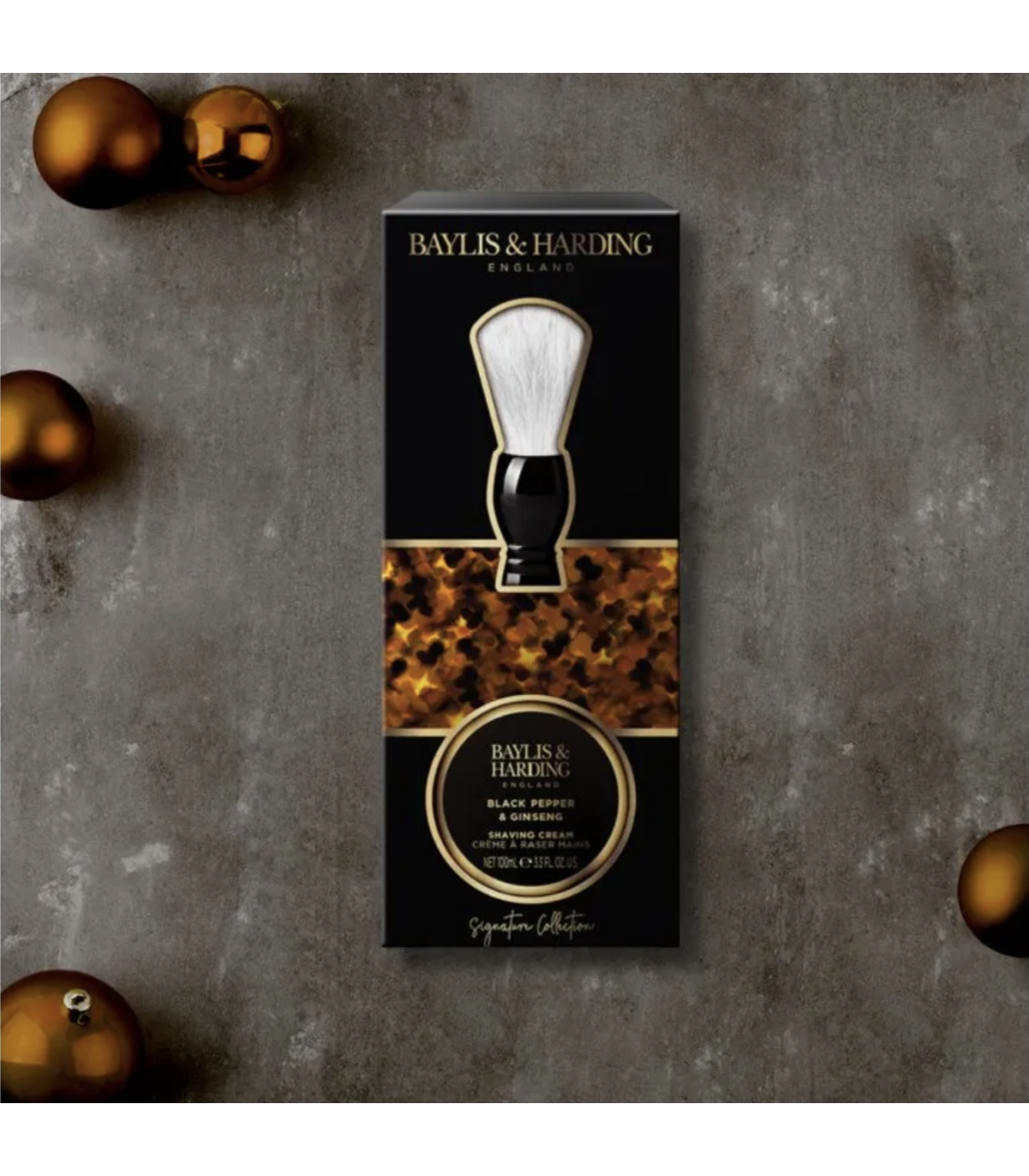 Sada pro muže na holení - Černý pepř a ženšen