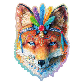 Dřevěné puzzle - Mystická liška - 250 dílků