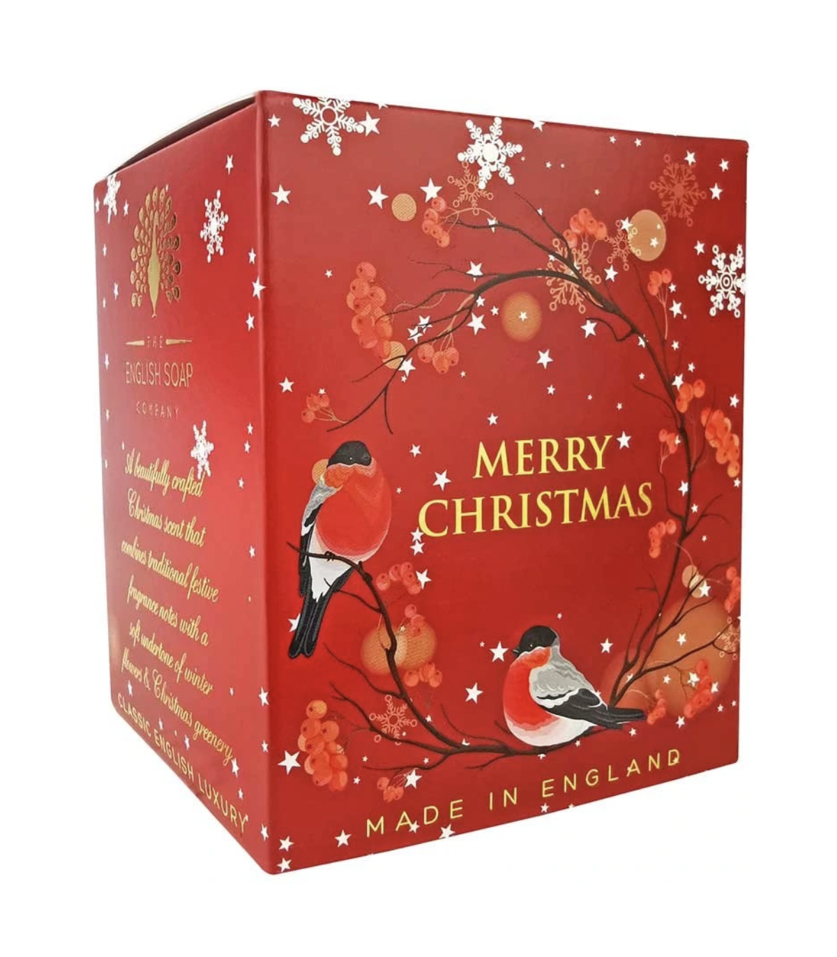 Přírodní vonná svíčka VESELÁ VÁNOCE