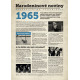 Narozeninové noviny 1974 s vlastním textem