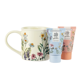 Dárková sada kosmetiky na ruce v hrnku