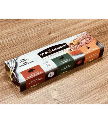 Darčekové trio poľovníckych paštét