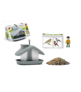 Ekologické krmítko s Igráčikom, zobom a atlasom vtákov
