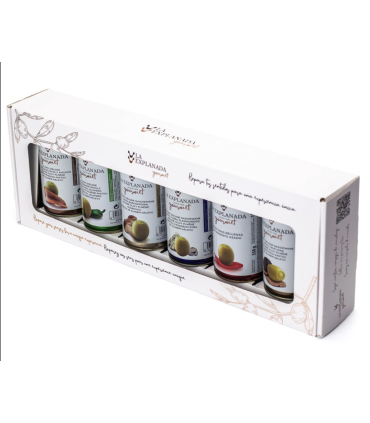 Darčeková sada 6 druhov olív – delikatesa k vínu | Familium