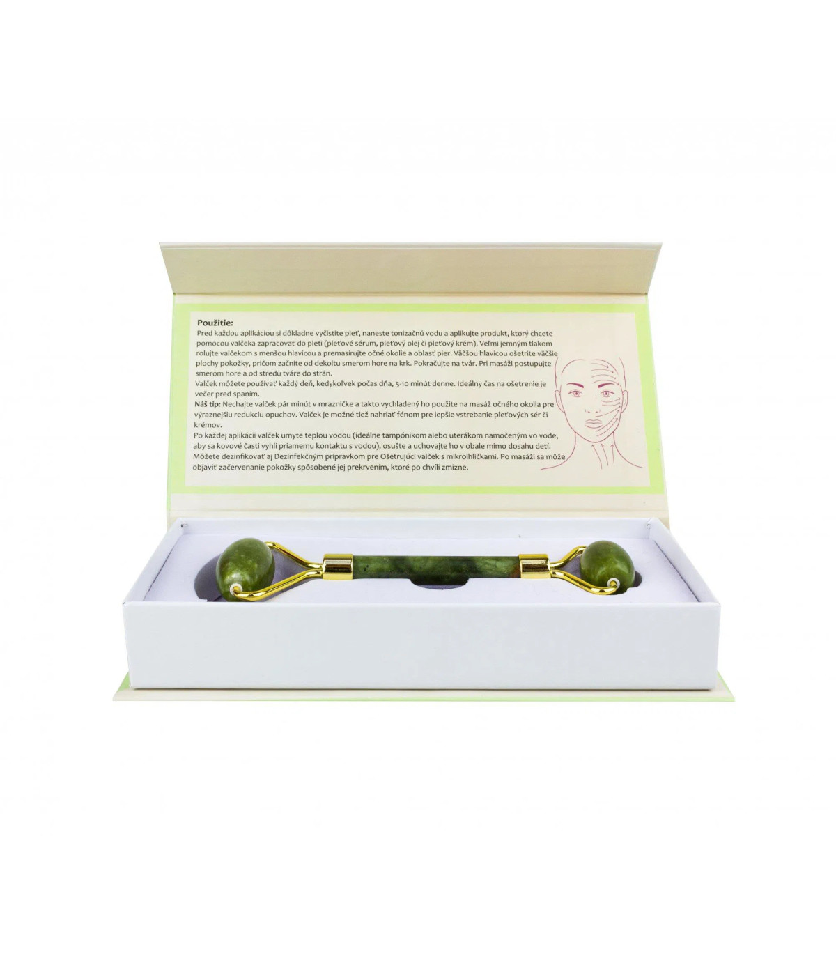 Jadeitový masážny valček – spevnenie a omladenie pleti | Familium.sk