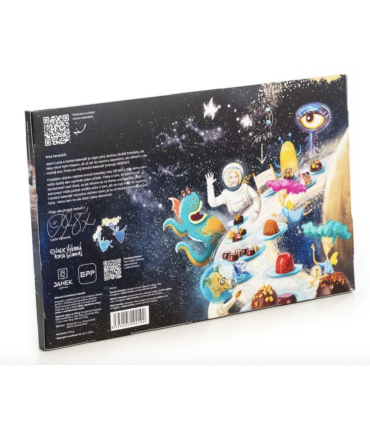 NEBESKÝ ČOKOLÁDOVÝ ADVENTNÝ KALENDÁR S ROZPRÁVANÍM