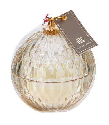 Vonná sviečka v sklenenej guli