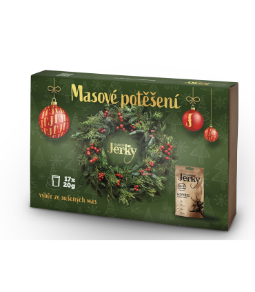 Vianočné darčekové balenie sušeného mäsa