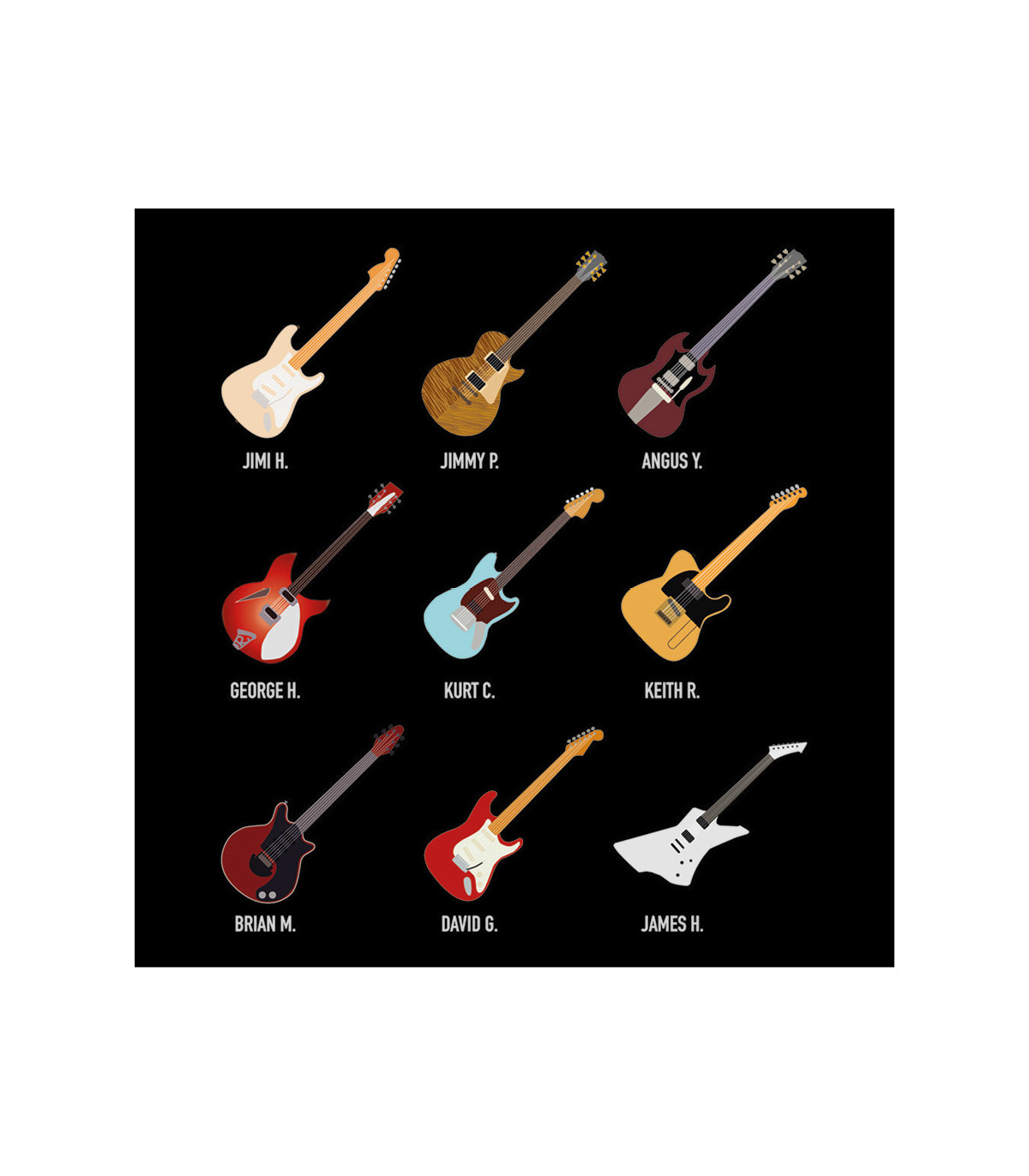 Tričko Nezabudnuteľné gitary