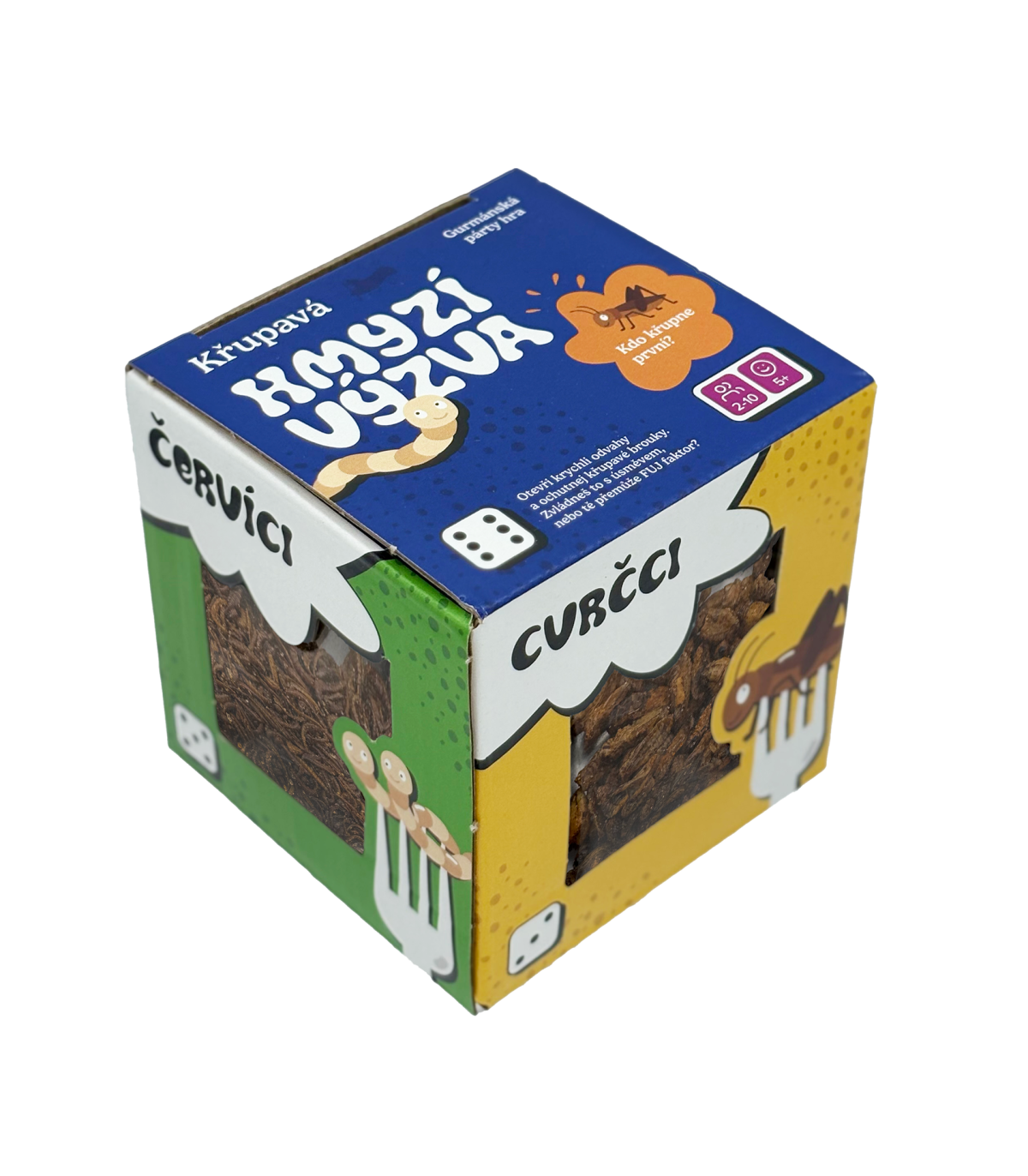 Chrumkavá hmyzia výzva – zábavný darček na párty a oslavy