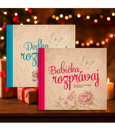 Darčeková  súprava kníh Babička, rozprávaj a Dedko, rozprávaj