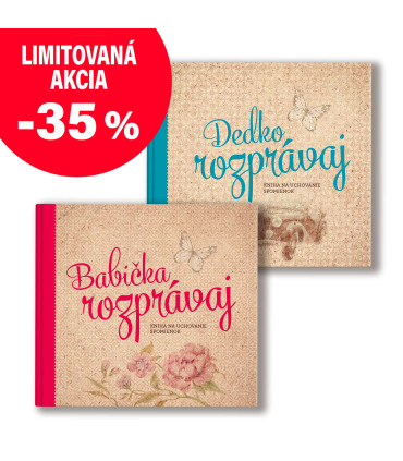 Darčeková  súprava kníh Babička, rozprávaj a Dedko, rozprávaj