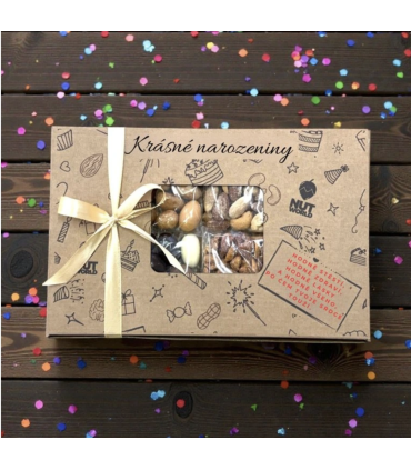 Narodeninový mix orechov v darčekovom balení