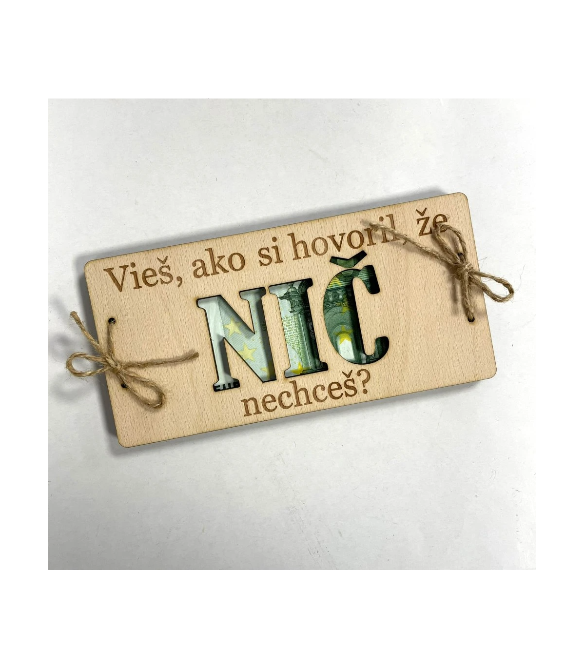 Drevené prianie NIČ