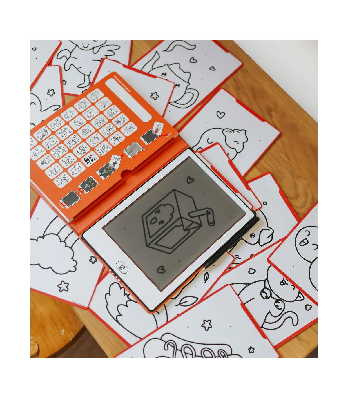 Kresliaci tablet Kidywolf - Kawai