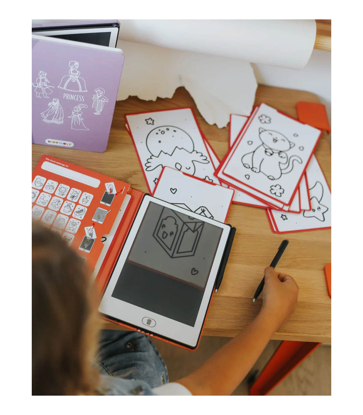 Kresliaci tablet Kidywolf - Kawai