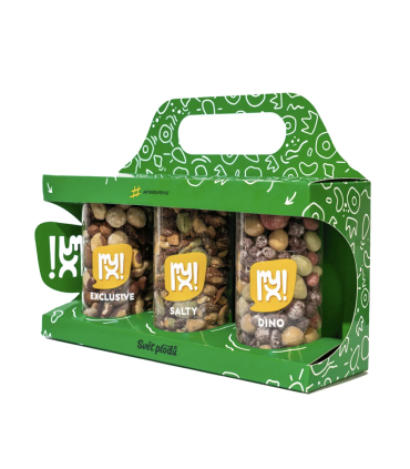 Darčekové trio orechov pre radosť | Originálny darček na každú príležitosť