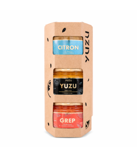 Darčekové citrusové trio - citrón, grep a yuzu