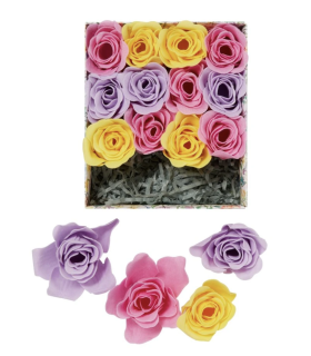 Mydlové kvety v darčekovom balení