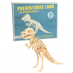 Tyranosaurus Rex - 3D drevené puzzle