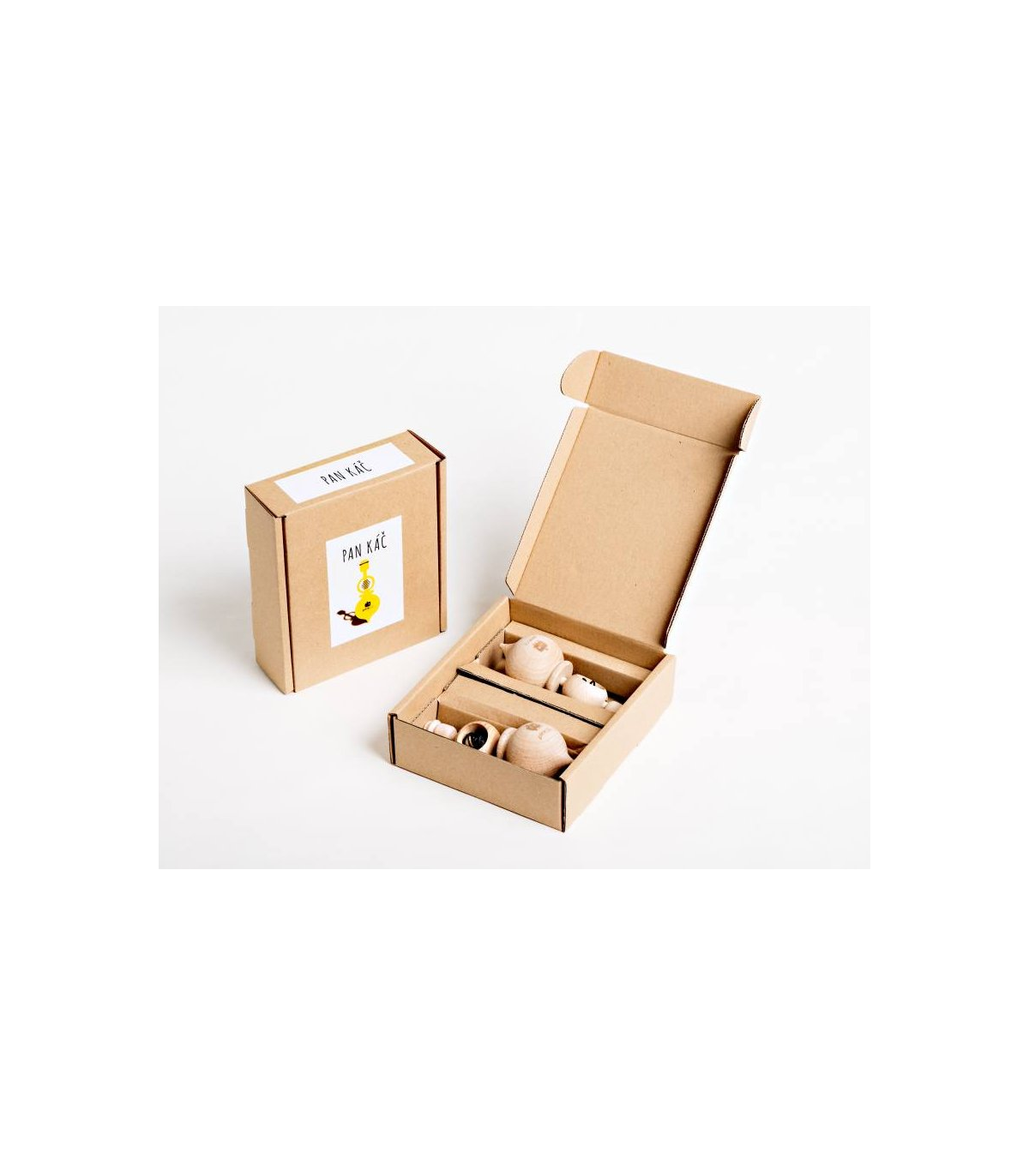 Pan Káč - sada dvou dřevěných káč