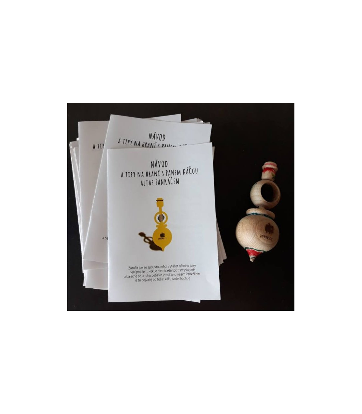 Pan Káč - sada dvou dřevěných káč